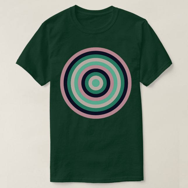 Concentric Circles 10 T-Shirt (Design Front)