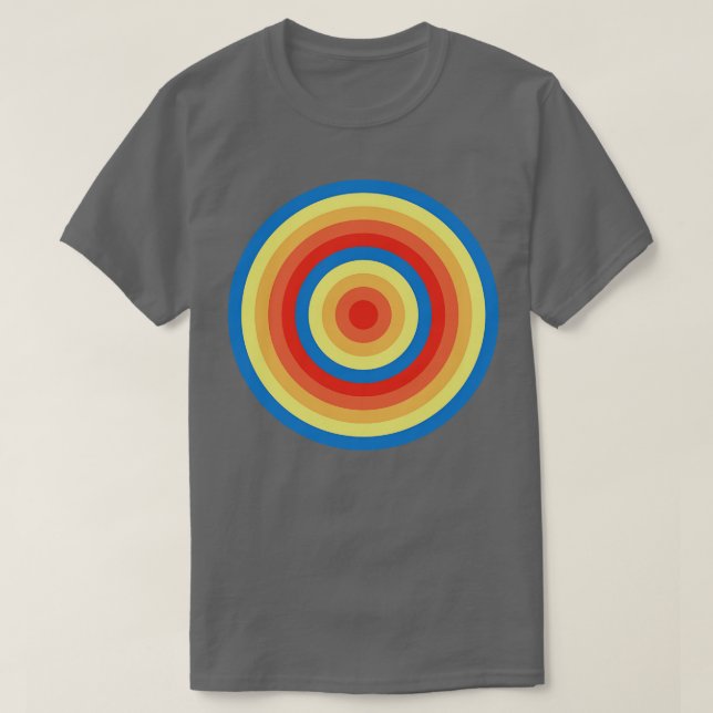 Concentric Circles 9 T-Shirt (Design Front)