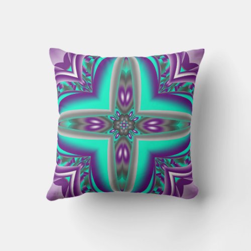 Concentric Circles Pulled To The Point Abstract Throw Pillow