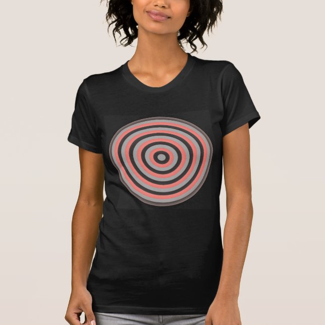 Concentric Circles Women's T Shirt (Front)
