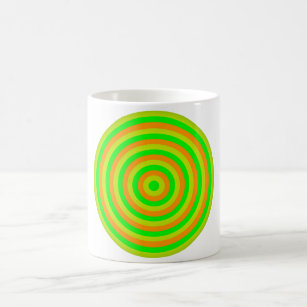 Concentric Colourful Circle Coffee Mug