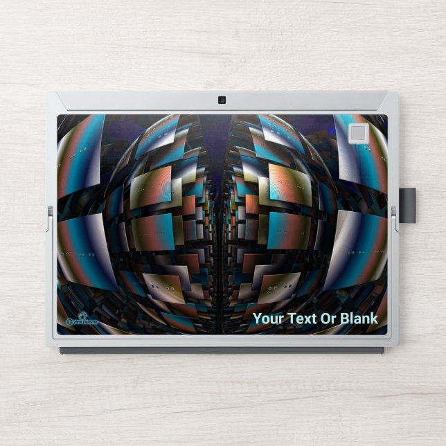 Concentric Hemispheres HP Laptop Skin (Front)