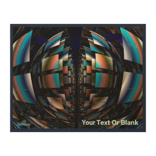 Concentric Hemispheres Wood Wall Art