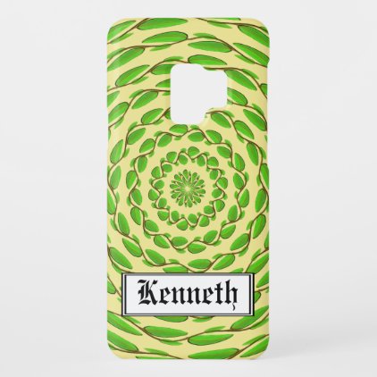 Concentric Leaf Rings by Kenneth Yoncich Case-Mate Samsung Galaxy S9 Case