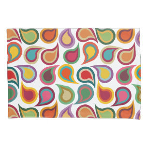 Concentric Paisleys  Pillow Case