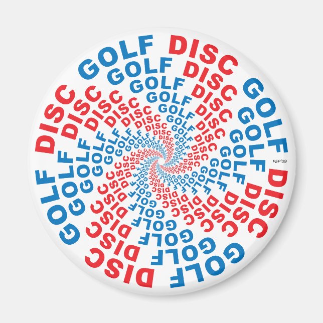 Concentric Text #1 Magnet (Front)
