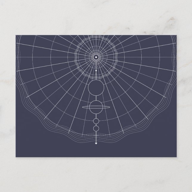 concentric universe postcard (Front)