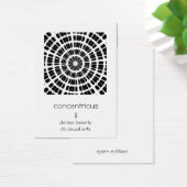 concentricus II, denise beverly artist card ACEO (Desk)