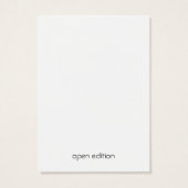 concentricus II, denise beverly artist card ACEO (Back)