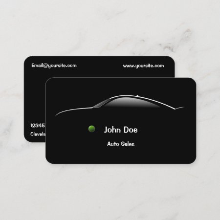 Concept Car Auto Sales Business Card