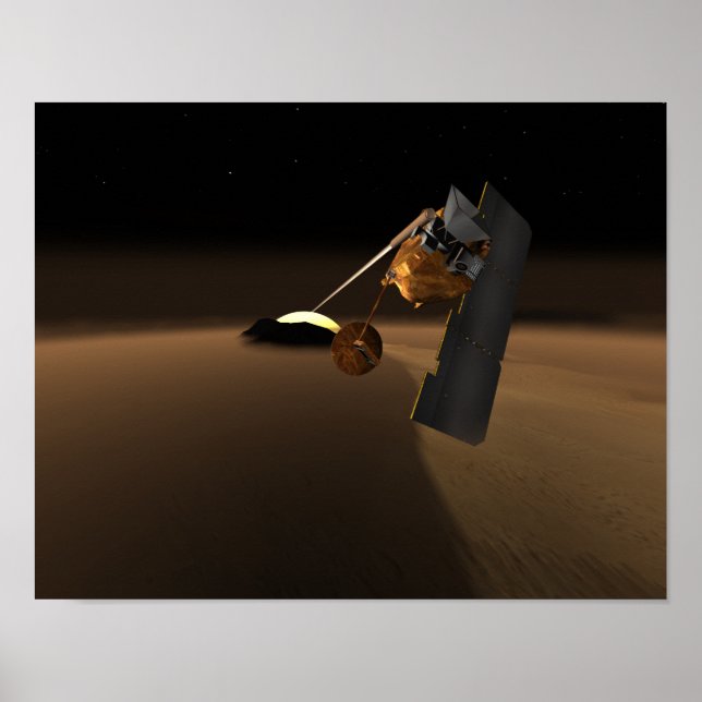 Concept for Mars Volcanic Emission Life Scout Poster (Front)