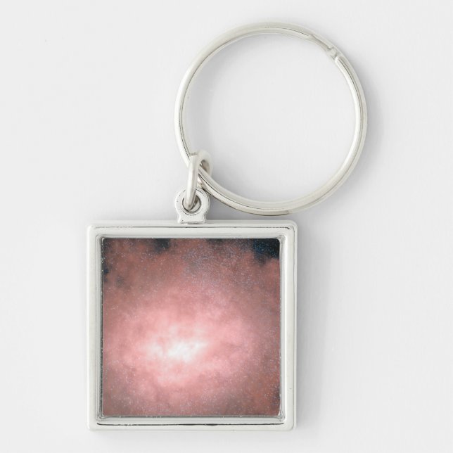 Concept of what a dusty and bright galaxy keychain (Front)