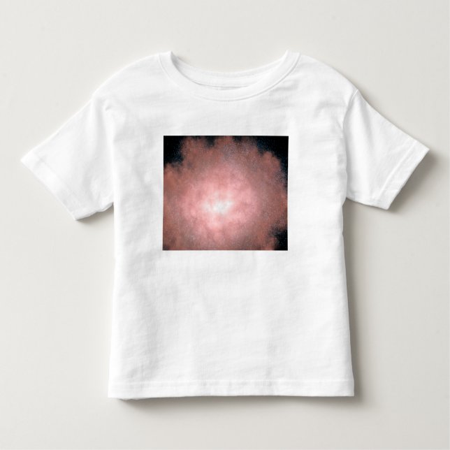Concept of what a dusty and bright galaxy toddler t-shirt (Front)