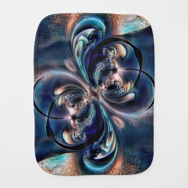 Conception  baby burp cloth (Front)