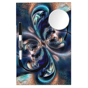 Conception  dry erase board with mirror