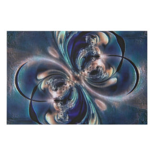 Conception faux canvas print