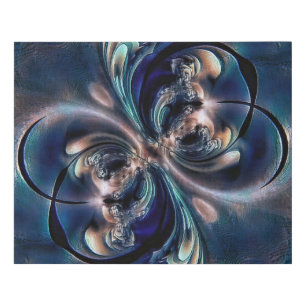 Conception faux canvas print