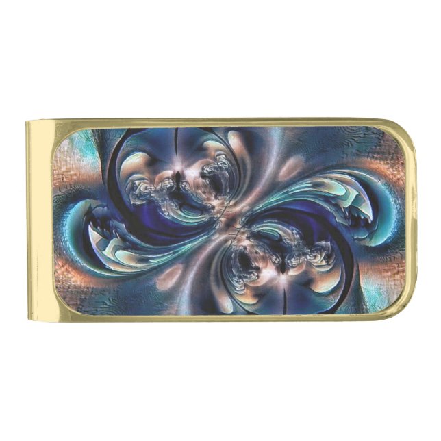 Conception  gold finish money clip (Front)
