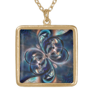 Conception gold plated necklace