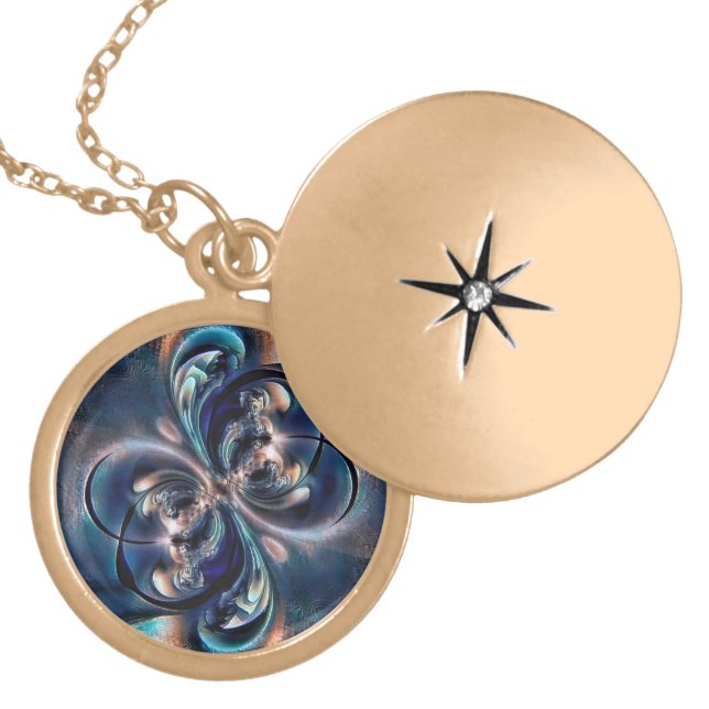 Conception  gold plated necklace (Front)