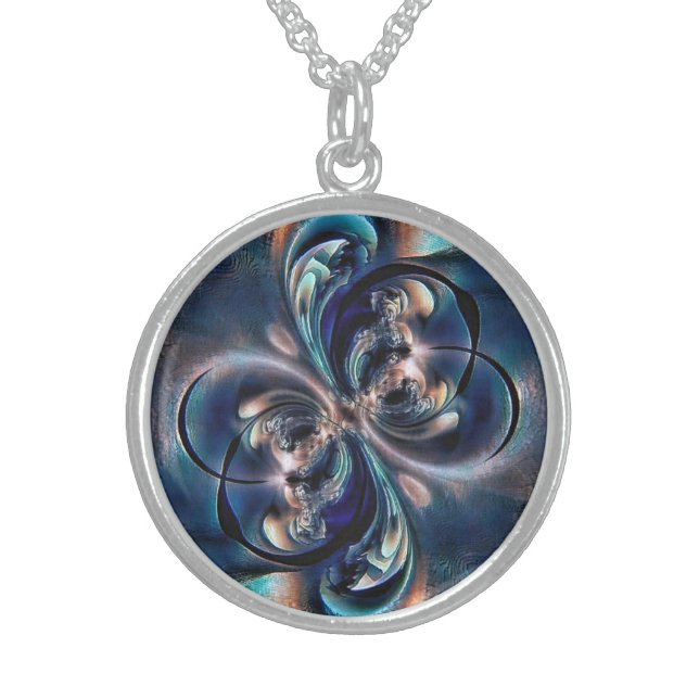 Conception  sterling silver necklace (Front)