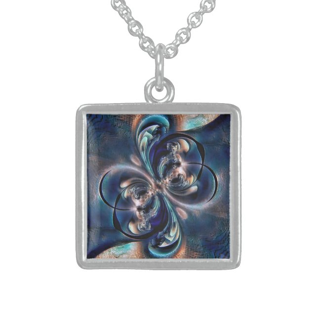 Conception  sterling silver necklace (Front)