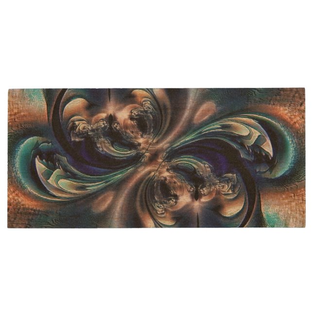 Conception  wood flash drive (Back)