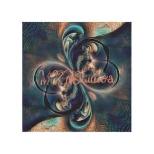 Conception wood wall art