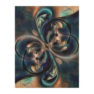 Conception wood wall art