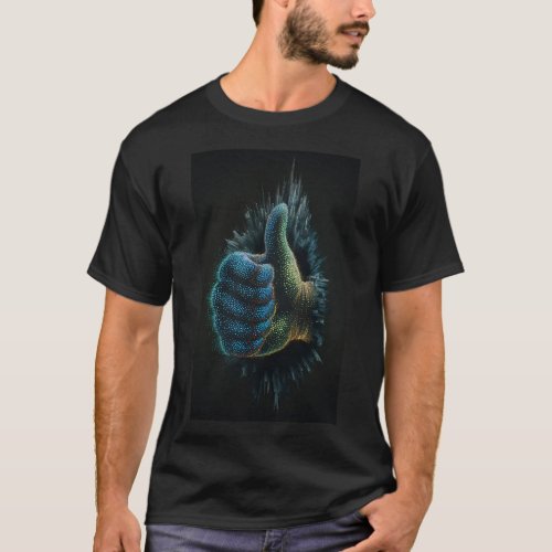 Conceptual Art For The Vibrant Hand T_Shirt