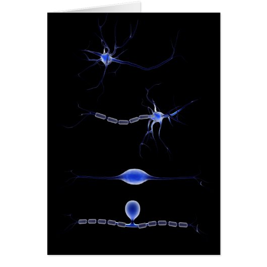 Conceptual Image Of A Neuron 1 Cards (Front)