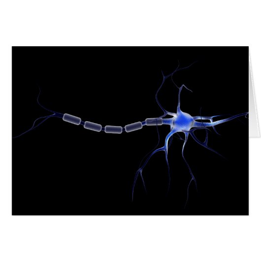Conceptual Image Of A Neuron 2 Cards (Front Horizontal)