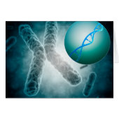 Conceptual Image Of A Telomere Showing DNA (Front Horizontal)