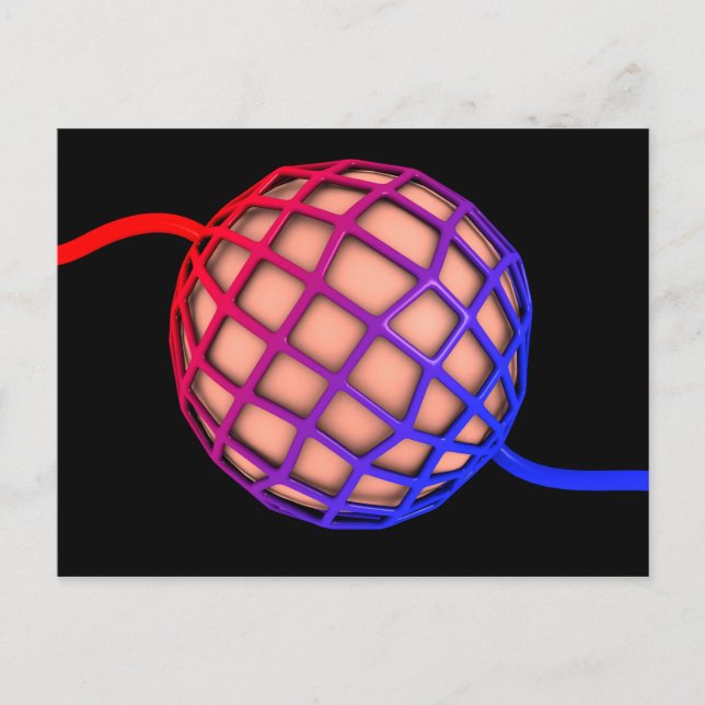 Conceptual Image Of Alveolus Postcard (Front)