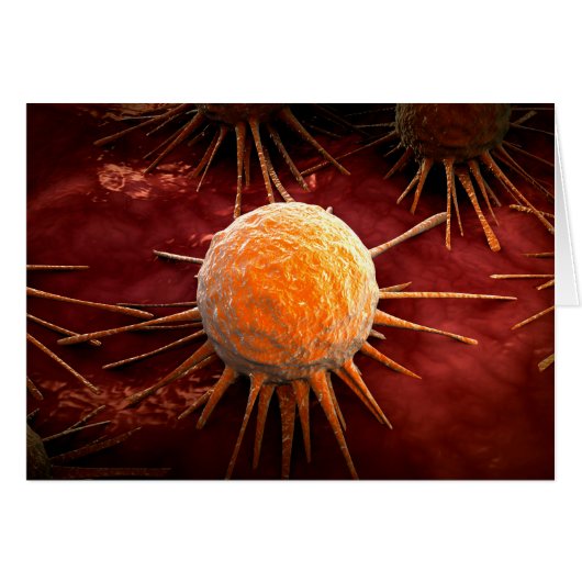 Conceptual Image Of Cancer Virus 1 Cards (Front Horizontal)