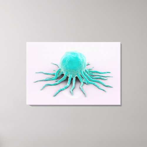 Conceptual Image Of Cancer Virus 2 Canvas Print