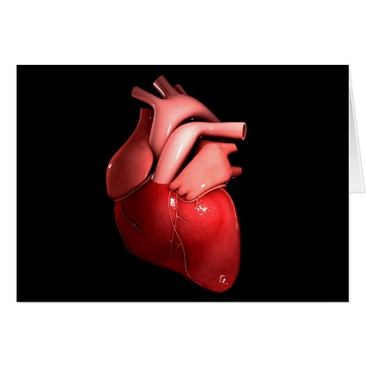 Conceptual Image Of Human Heart 1 Cards (Front Horizontal)