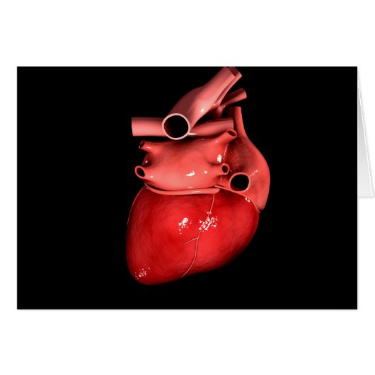 Conceptual Image Of Human Heart 3 Cards (Front Horizontal)