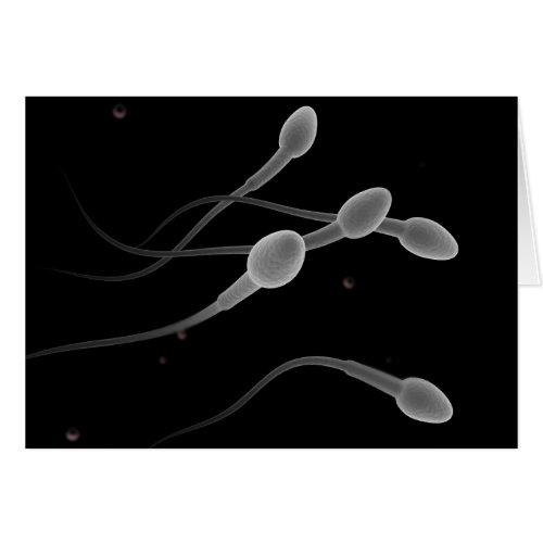 Conceptual Image Of Male Sperm