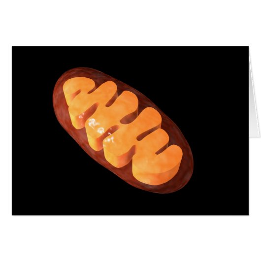 Conceptual Image Of Mitochondria 1 Cards (Front Horizontal)
