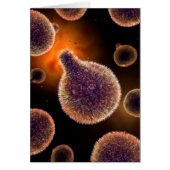 Conceptual Image Of Plasmodium Causing Malaria 4 Cards (Front)