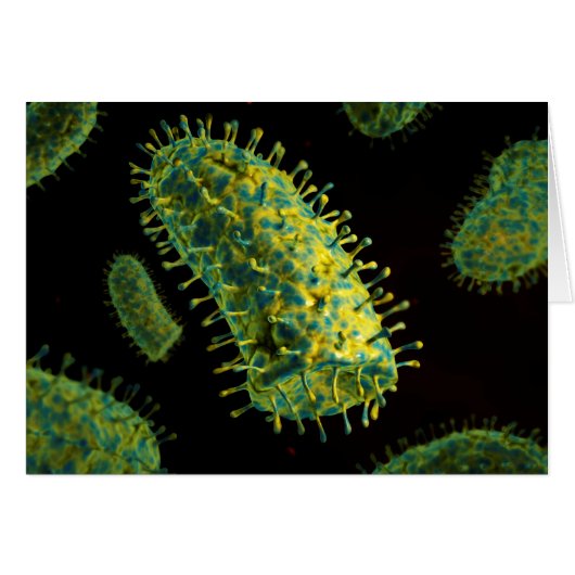 Conceptual Image Of Rabies Virus 2 Cards (Front Horizontal)