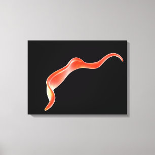 Conceptual Image Of Trypanosoma 2 Canvas Print