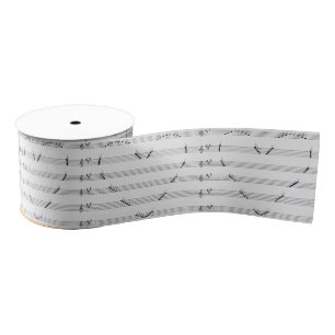 Conceptual Music Love Notes Ribbon