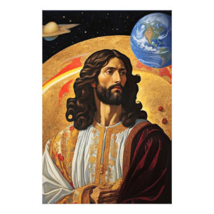*~* Concern Jesus Planet  Earth AP50 Cosmos Photo Print