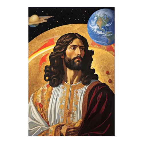  Concern Jesus Planet  Earth AP50 Cosmos Photo Print