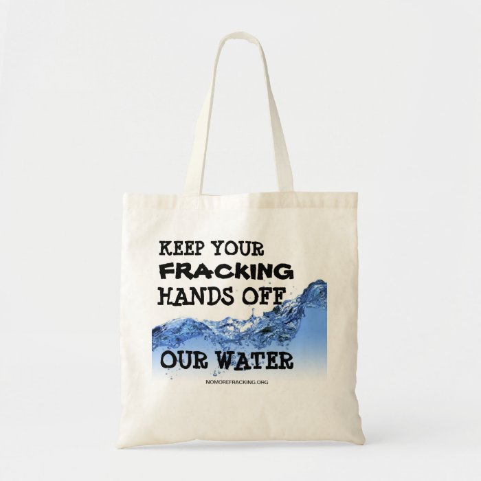 Concerned Citizens Against Fracking Canvas Bags