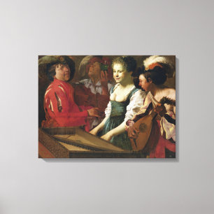 Concert, 1626 canvas print