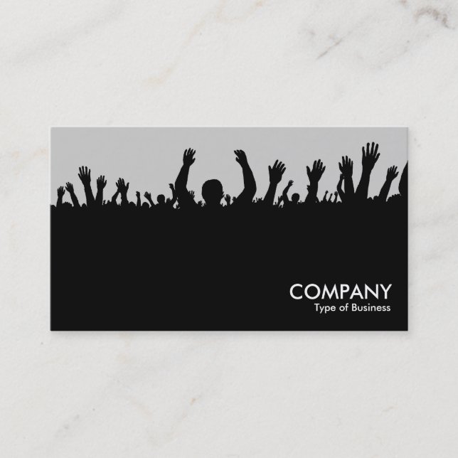 Concert - Black and Lt Gray Business Card (Front)