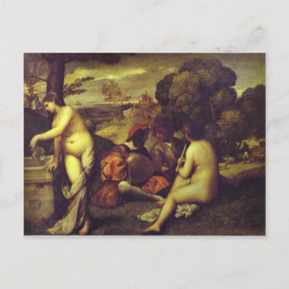 Concert Champetre by Titian Postcard